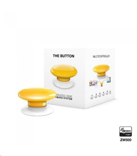 Obrázek FIBARO Ovladač scén - FIBARO The Button - Žluté