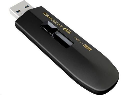 Obrázek TEAM Flash Disk 64GB C186, USB 3.1, černá