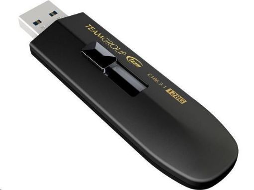 Obrázek TEAM Flash Disk 128GB C186, USB 3.1, černá