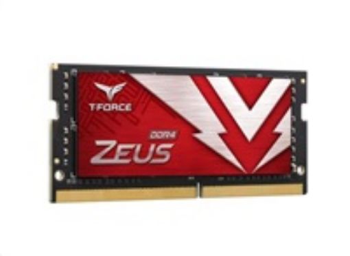 Obrázek SODIMM DDR4 16GB 3200MHz, CL22, (KIT 2x8GB), T-FORCE ZEUS, Red