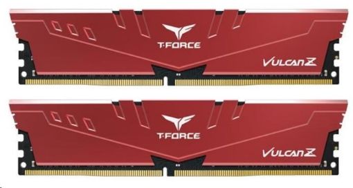 Obrázek DIMM DDR4 16GB 2666MHz, CL18, (KIT 2x8GB), T-FORCE VULCAN Z, Red