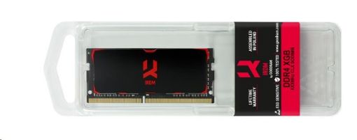 Obrázek SODIMM DDR4 4GB 2400MHz CL15 SR GOODRAM IRDM, black