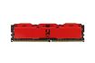 Obrázek DIMM DDR4 16GB 3000MHz CL16 SR (Kit 2x8GB) GOODRAM IRDM, red