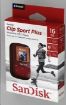 Obrázek SanDisk Clip Sport Plus MP3 Player 16GB Global, Red