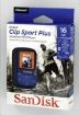 Obrázek SanDisk Clip Sport Plus MP3 Player 16GB Global, Blue