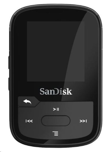 Obrázek SanDisk Clip Sport Plus MP3 Player 16GB Global, Black