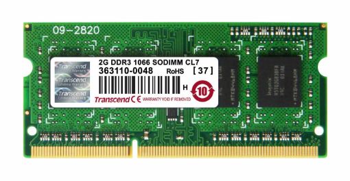 Obrázek SODIMM DDR3 2GB 1066MHz TRANSCEND 1Rx8 CL7