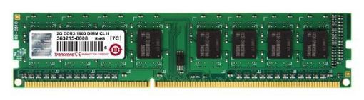 Obrázek DIMM DDR3 2GB 1600MHz TRANSCEND 1Rx8 CL11