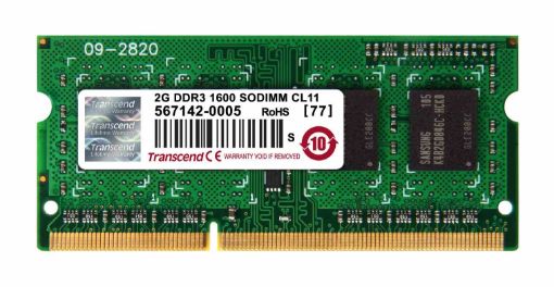 Obrázek SODIMM DDR3 2GB 1600MHz TRANSCEND 1Rx8 CL11