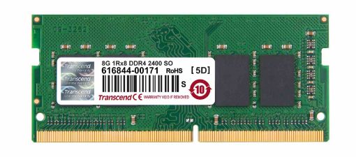 Obrázek SODIMM DDR4 8GB 2400MHz TRANSCEND 1Rx8 CL17