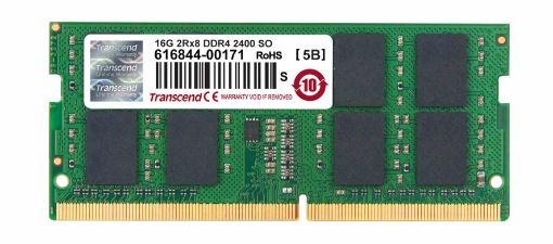 Obrázek SODIMM DDR4 16GB 2400MHz TRANSCEND 2Rx8 CL17