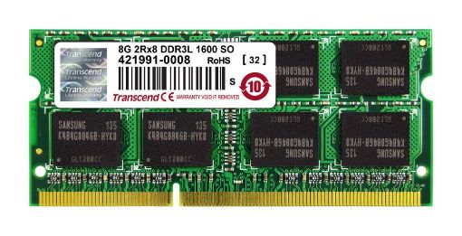 Obrázek SODIMM DDR3L 8GB 1600MHz TRANSCEND pro Apple iMac 2013 (SR,x8)