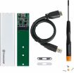 Obrázek TRANSCEND CM80S M.2 2280/ 2260 to USB 3.1 upgrade kit, Silver