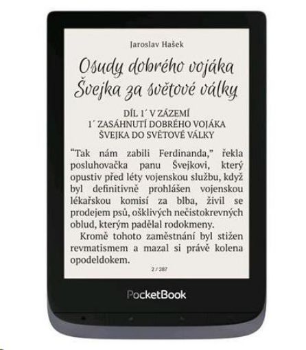 Obrázek POCKETBOOK 632 Touch HD 3, Metallic Grey, 16GB