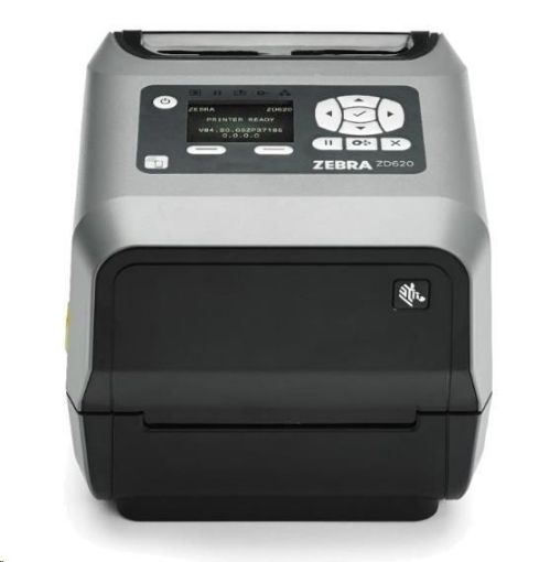 Obrázek Zebra TT tiskárna etiket ZD620t 4" LCD 203 dpi, USB, USB Host, RS232, LAN, 802.11, BT ROW