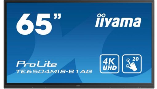 Obrázek iiyama dotykový monitor ProLite TE6504MIS-B1AG, 165 cm (65''), infrared, 4K, black, Android