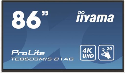 Obrázek iiyama ProLite TE8603MIS-B1AG, 217.4 cm (85.6''), infrared, 4K, black