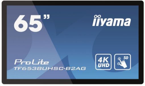 Obrázek iiyama ProLite TF6538UHSC-B2AG, 165 cm (65''), Projected Capacitive, 4K, black
