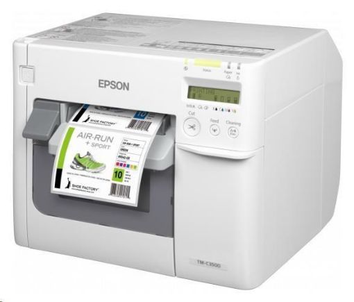 Obrázek Epson ColorWorks C3500 Label Club Bundle 06, cutter, disp., USB, Ethernet, NiceLabel, white