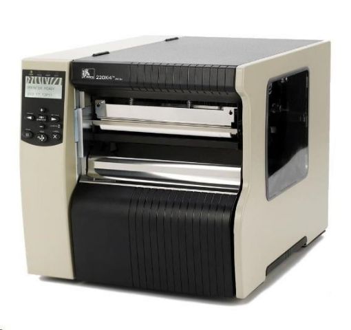 Obrázek Zebra 220Xi4, 12 dots/mm (300 dpi), odlepovač, rewind, multi-IF, print server (ethernet)