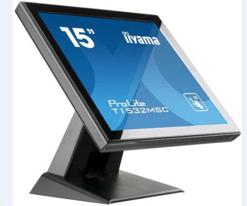 Obrázek Iiyama ProLite T1532MSC-B5AG, 38.1 cm (15''), Projected Capacitive, 10 TP, black