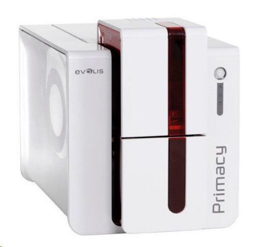 Obrázek Evolis Primacy tiskárna karet, single sided, 12 dots/mm (300 dpi), USB, Ethernet, red