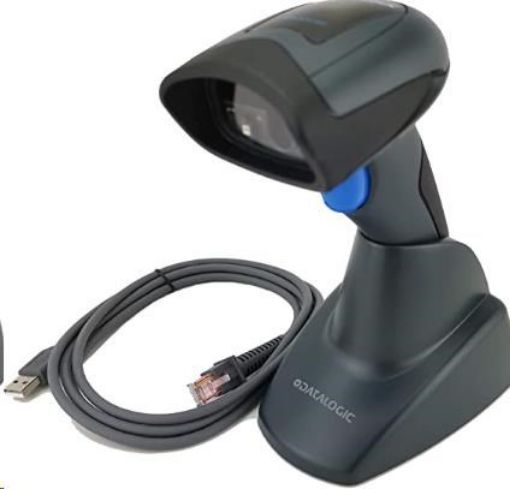 Obrázek DataLogic QuickScan QD2430, čtečka 2D kódu, stojánek Smart, black, USB kabel