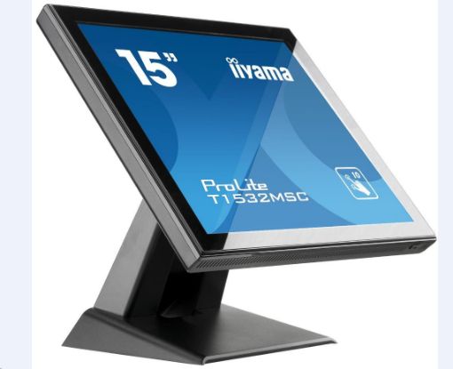 Obrázek Iiyama dotykový monitor ProLite T1532MSC-B5X, 38.1 cm (15''), CAP 10-touch, black