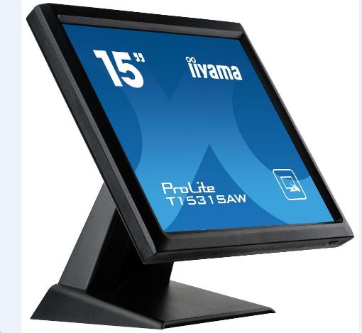 Obrázek Iiyama dotykový monitor ProLite T1531SAW-B5, 38.1 cm (15''), SAW, white