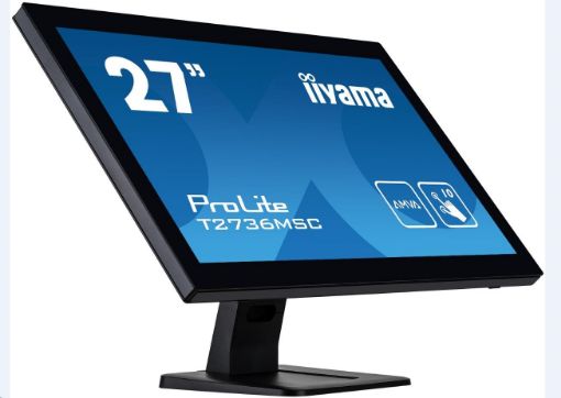 Obrázek Iiyama dotykový monitor ProLite T2736MSC-B1, 68,6 cm (27''), CAP 10-touch, Full HD, black