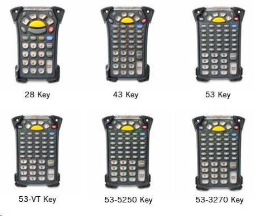 Obrázek Motorola/Zebra terminál MC9200 GUN, WLAN, 1D, 512MB/2GB, 53 key, WE, BT