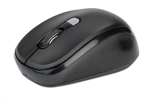 Obrázek MANHATTAN Myš Performance Wireless Optical Mouse II, USB optická, 800/1200/1600 dpi, černá