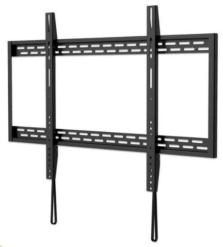 Obrázek MANHATTAN nástěnný držák TV (60" to 100"), Heavy-Duty Low-Profile Large-Screen TV Wall Mount, pevný, tenký design, černá