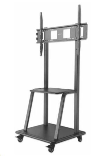 Obrázek Manhattan univerzální TV vozík, Universal Heavy Duty TV Cart, 37" až 100" TV, černá