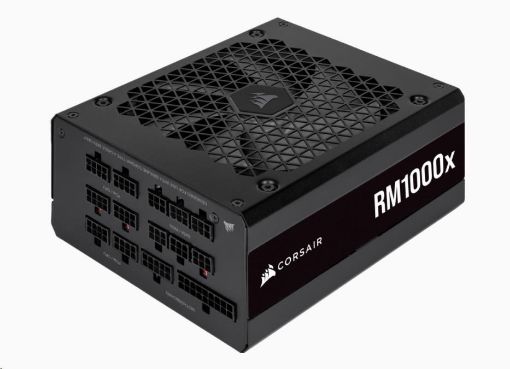 Obrázek CORSAIR zdroj, RM1000x-80 PLUS Gold (ATX, 1000W, Modular), model 2021