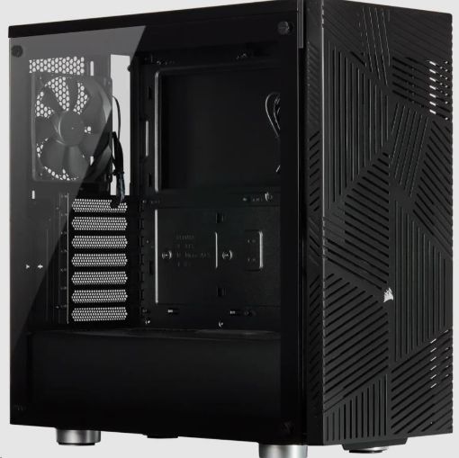 Obrázek CORSAIR case 275R Airflow, Mid-Tower, průhledná bočnice, bez zdroje, černá