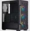 Obrázek CORSAIR case iCUE 220T RGB Airflow, Mid-Tower, RGB, průhledná bočnice, bez zdroje, černá