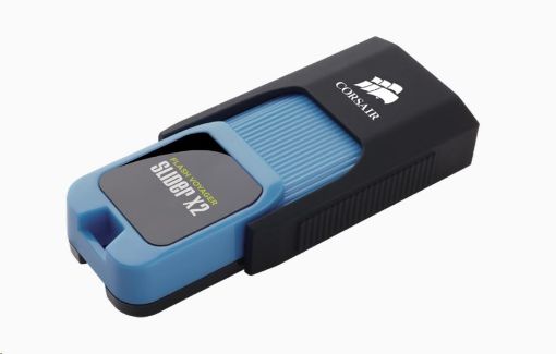 Obrázek CORSAIR Flash Disk 256GB Voyager Slider X2, USB 3.0, modrá