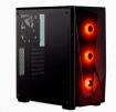 Obrázek CORSAIR case Carbide SPEC-DELTA RGB Tempered Glass, Mid-Tower Gaming, černá, průhledná bočnice, bez zdroje