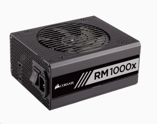 Obrázek CORSAIR zdroj, RM1000x-80 PLUS Gold (ATX, 1000W, Modular)