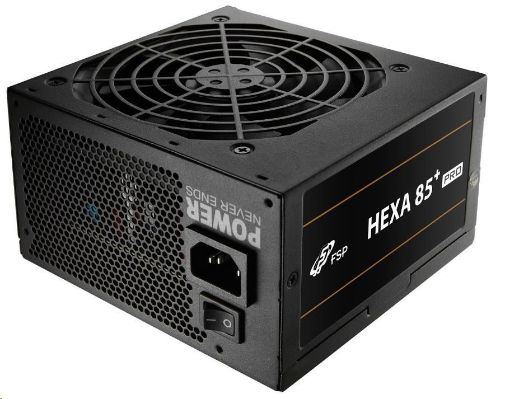 Obrázek Fortron zdroj 550W HEXA 85+ PRO 550, full range, ATX, Bronze, DC/DC