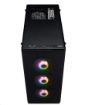 Obrázek Fortron skříň Midi Tower CMT512 Black, 4 x A.RGB LED fan, průhledná bočnice