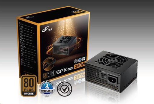 Obrázek Fortron zdroj 450W SFX PRO 450, 80PLUS Bronze, Full Range, SFX&ATX,full protections