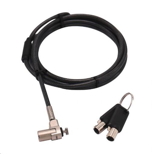 Obrázek DICOTA Security Cable T-Lock Ultra Slim V2, masterkeyed, 3x7mm slot