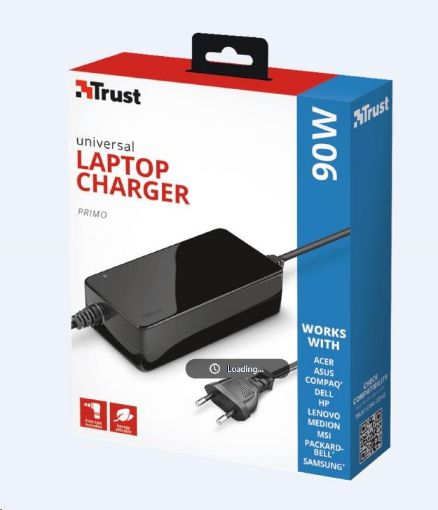 Obrázek BAZAR - TRUST Univerzální napájecí adaptér pro notebooky Primo 90W-19V Laptop Charger