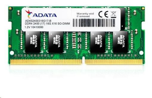 Obrázek SODIMM DDR4 8GB 2400MHz CL17 ADATA Premier memory, 1024x8, Single