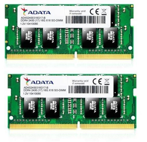 Obrázek SODIMM DDR4 8GB 2400MHz CL17 (KIT 2x4GB) ADATA Premier memory, 512x16, Dual