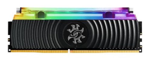 Obrázek DIMM DDR4 8GB 3000MHz CL16 ADATA SPECTRIX D80 RGB, Hybrid Cooling, Single Color Box, Black