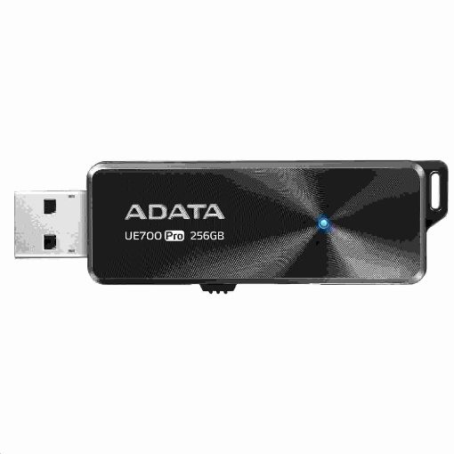 Obrázek ADATA Flash Disk 256GB UE700PRO, USB 3.1 Dash Drive Elite (R:360/W:180 MB/s) černá