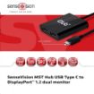 Obrázek Club3D Video hub MST (Multi Stream Transport) USB 3.1 typ C na 2x DisplayPort 1.2